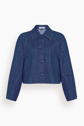 Denim Blouson in Indigo