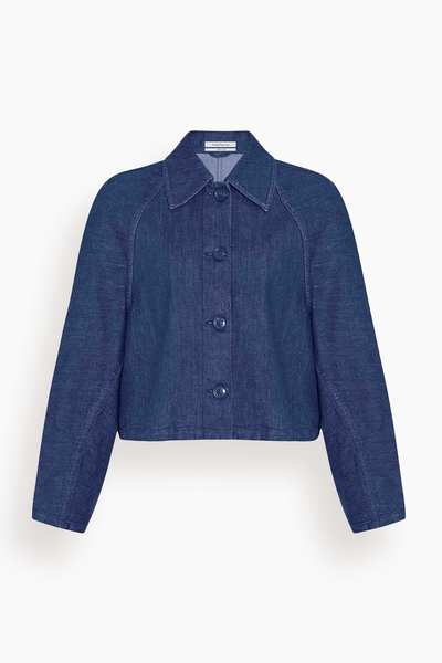 Denim Blouson in Indigo