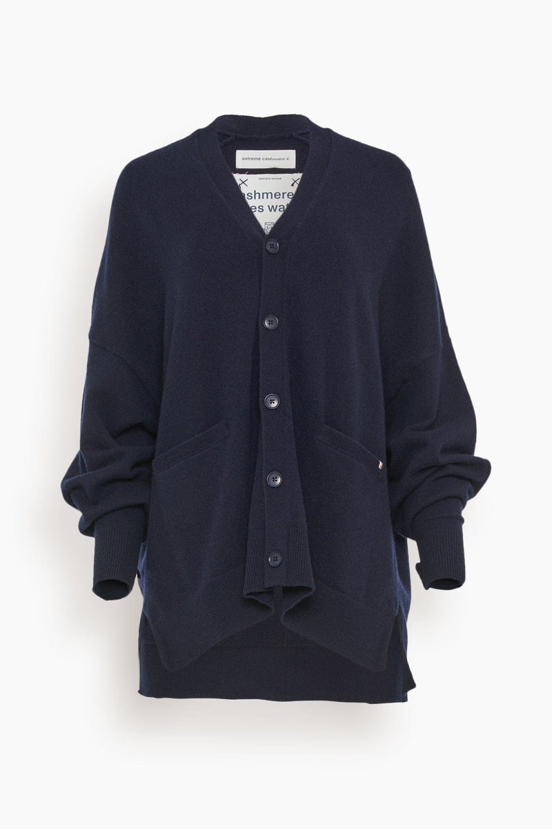 Extreme Cashmere Tokio Cardigan in Navy – Hampden Clothing