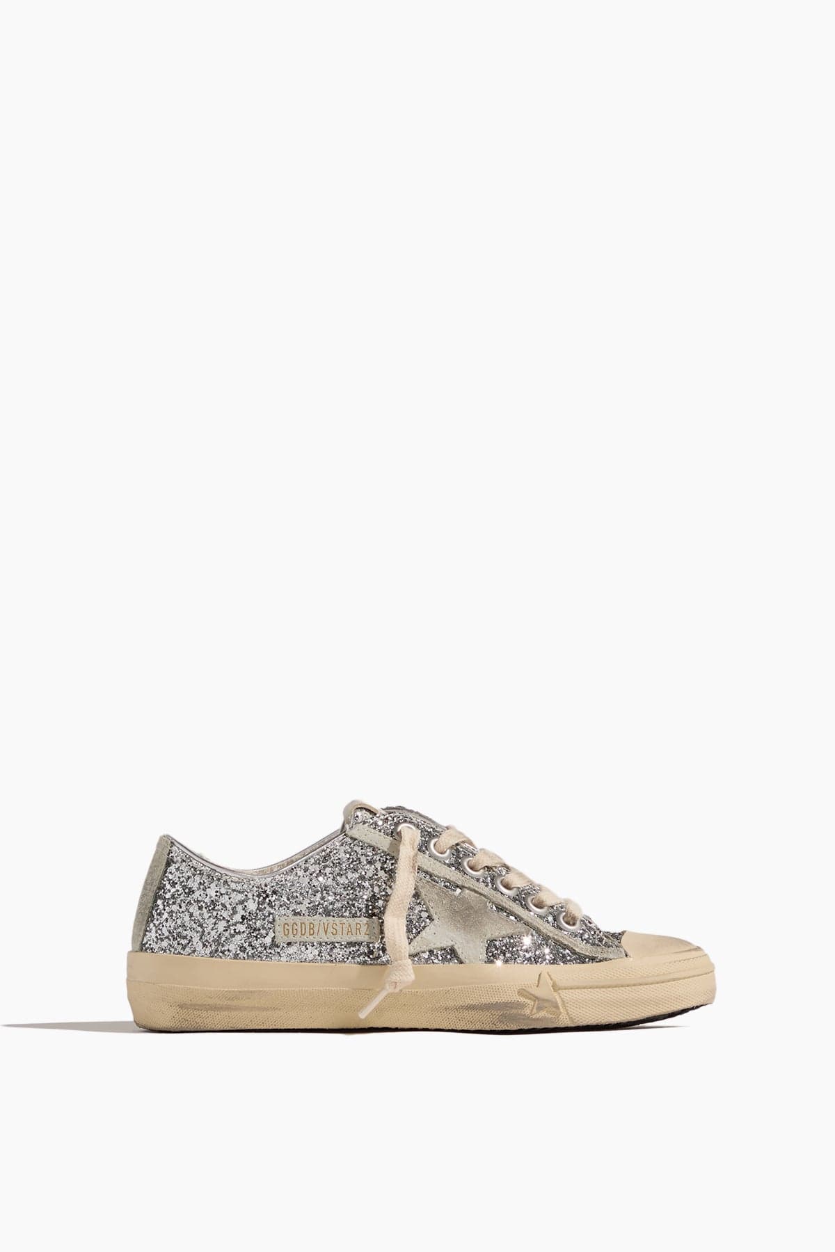 Golden Goose Low Top Sneakers V-Star 2 Sneaker in Silver/Ice Golden Goose V-Star 2 Sneaker in Silver/Ice