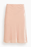 Staud Luciana Velvet Skirt in Quartz
