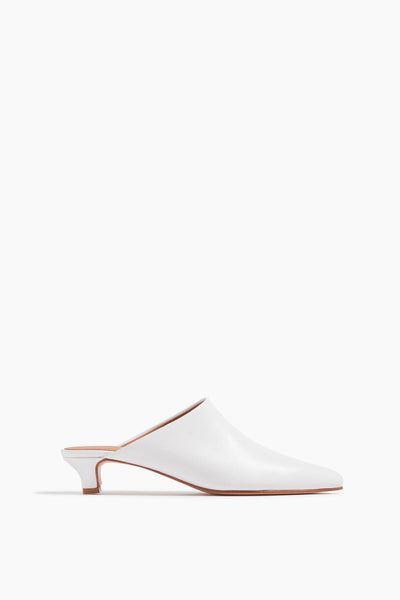 Cassis Mule in White