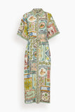 Alemais Tommasina Shirtdress in Multi