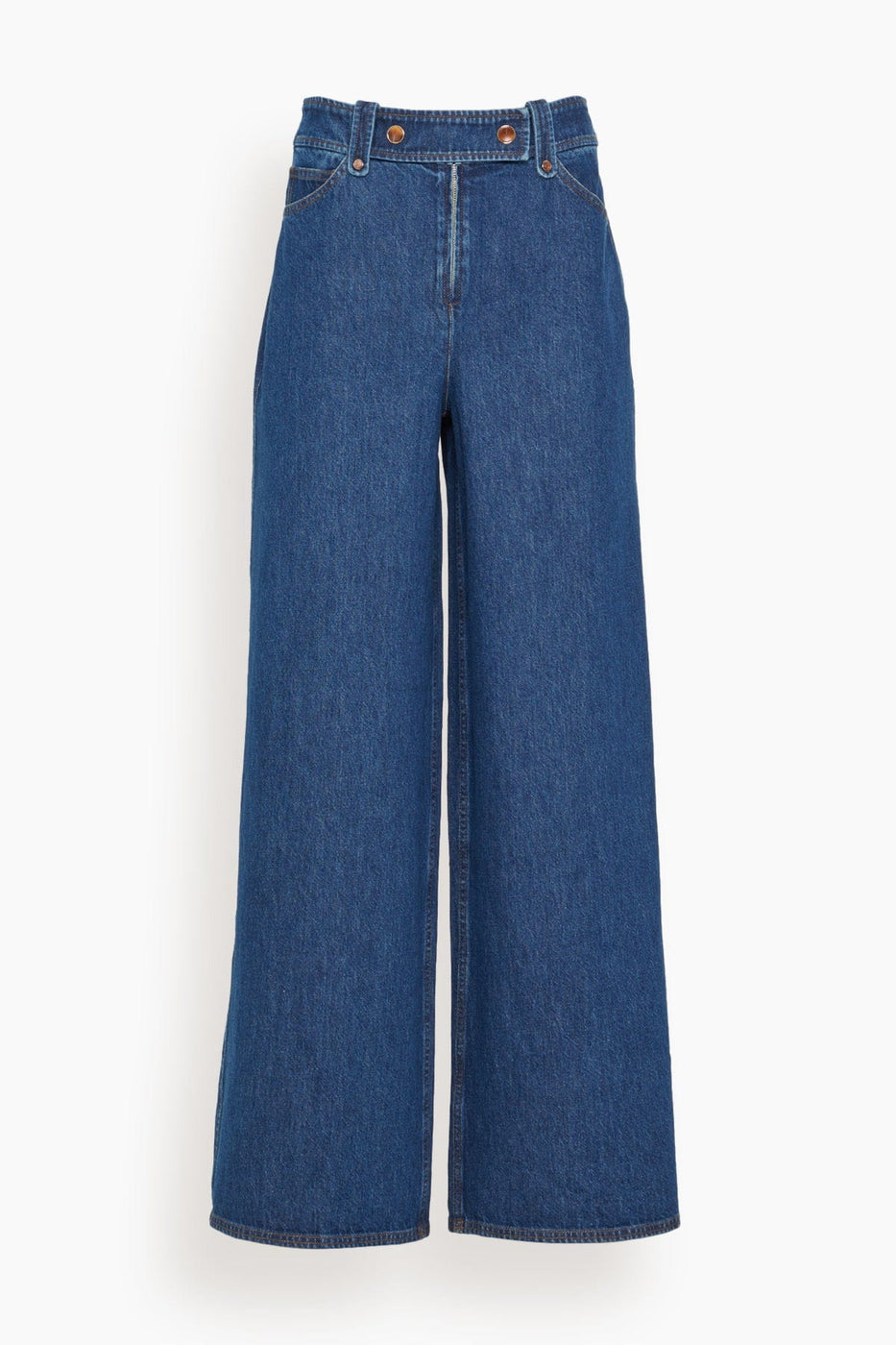 Tanya Taylor Jeans Samuel Pant in Classic Indigo Blue Tanya Taylor Samuel Pant in Classic Indigo Blue