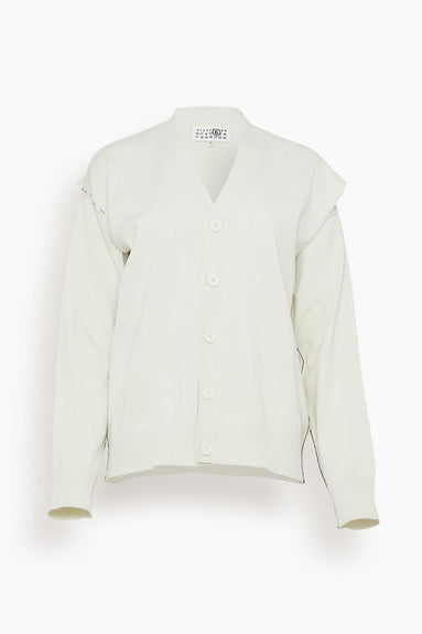 MM6 Maison Margiela Sweaters Cardigan in Off White