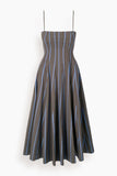 Staud Wylie Dress in Huntington Stripe