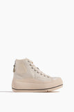 R13 High Top Sneaker in Ecru
