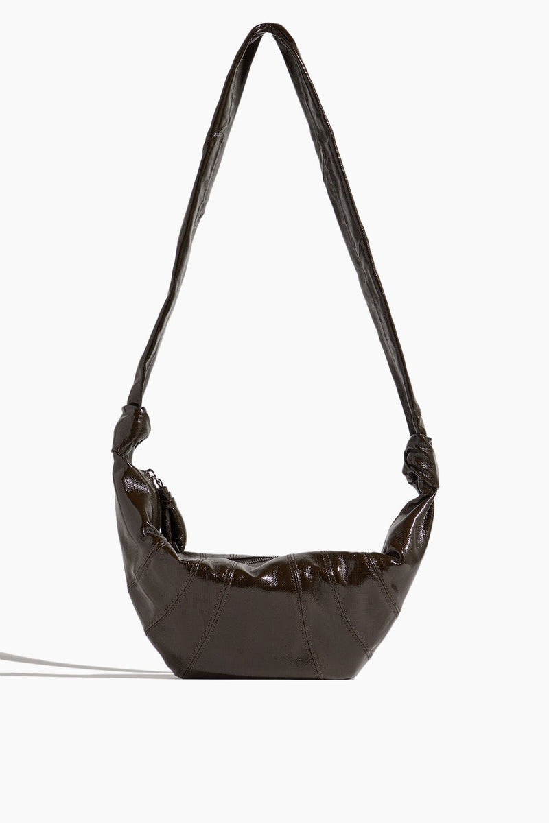 Small hobo bag, Lambskin, dark green — Fashion