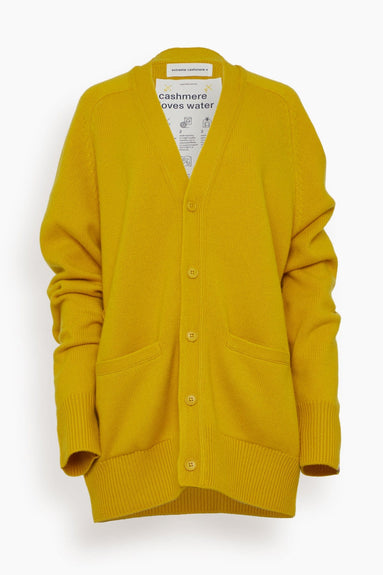 Extreme Cashmere Sweaters Papilli Cardigan in Sunflower