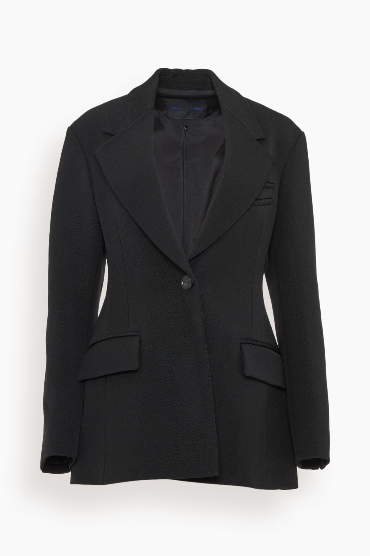 Proenza Schouler Jackets Wool Twill Jacket in Black