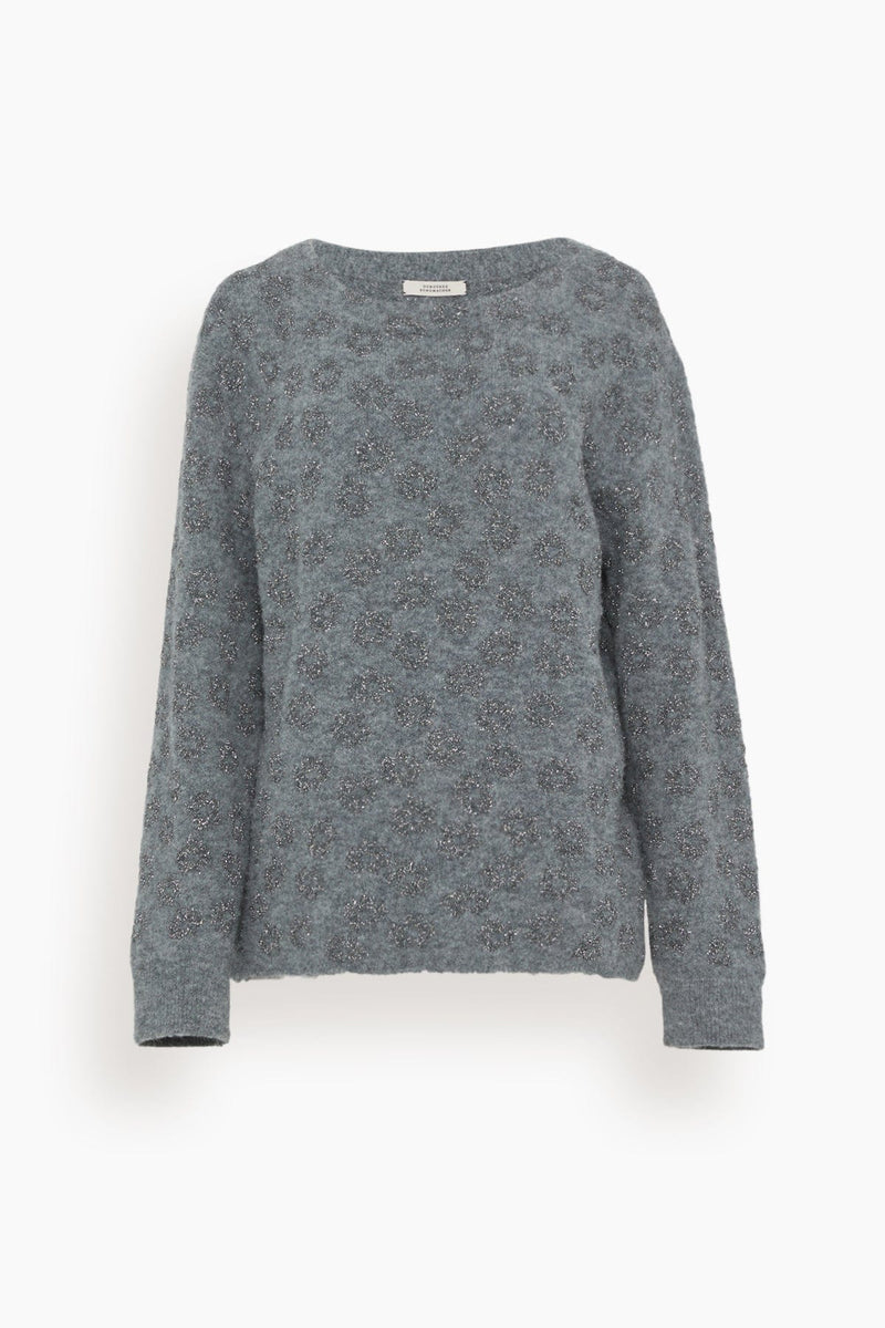 Dorothee Schumacher Flower Sparkle Pullover in Calm Grey – Hampden