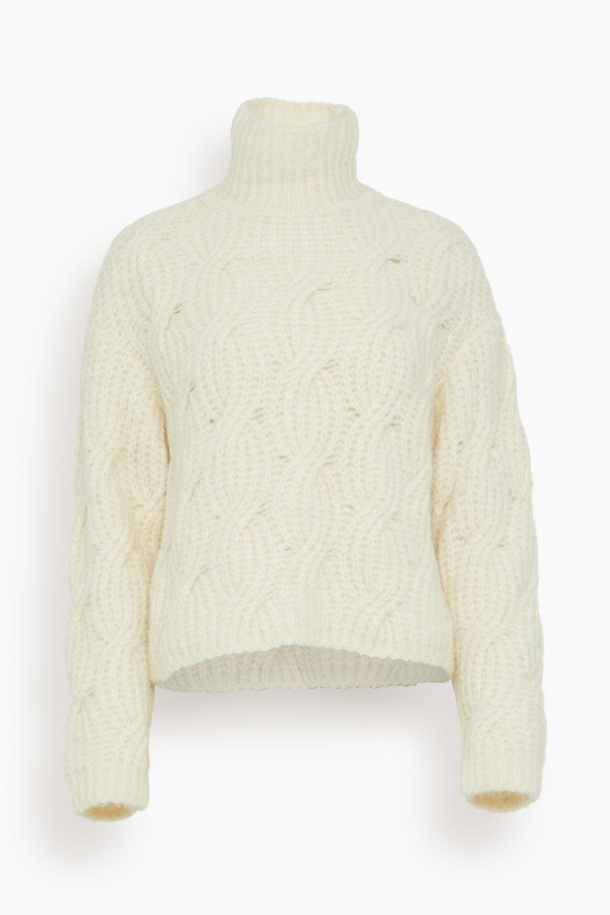 Tanya Taylor Sweaters Opaline Knit Top in Cream Tanya Taylor Opaline Knit Top in Cream