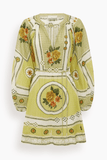 Alemais Dixie Mini Dress in Citrus