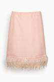 Staud Lark Skirt in Sandrose