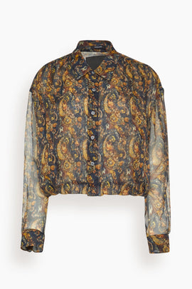 Bubble Shirt in Multicolor Paisley