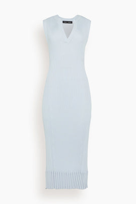 Tatum Knit Dress in Sky Blue