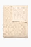 ChappyWrap Harborview Herringbone Blanket in Cream