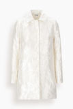 Staud Halton Jacket in Botanical Ivory