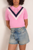 Tanya Taylor Camilla Top in Begonia Pink
