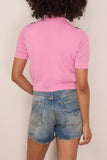 Tanya Taylor Camilla Top in Begonia Pink