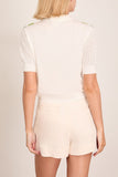 Tanya Taylor Camilla Top in Ivory