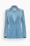 Dorothee Schumacher Jackets Elegance Softness Jacket in Shaded Blue