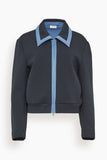 Dries Van Noten Hulan Sweater Jacket in Navy