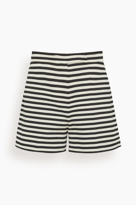 Onirica Shorts in White Black