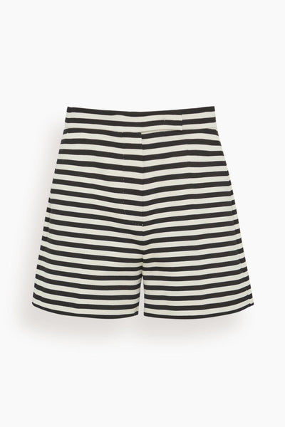 Onirica Shorts in White Black
