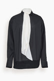 Sacai Suiting Shirt in Black
