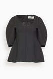 Rohe Sculptural Top in Black