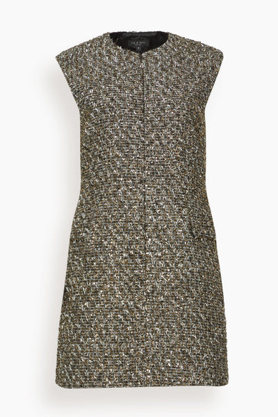 Tina Linton Dress in Silver Multi