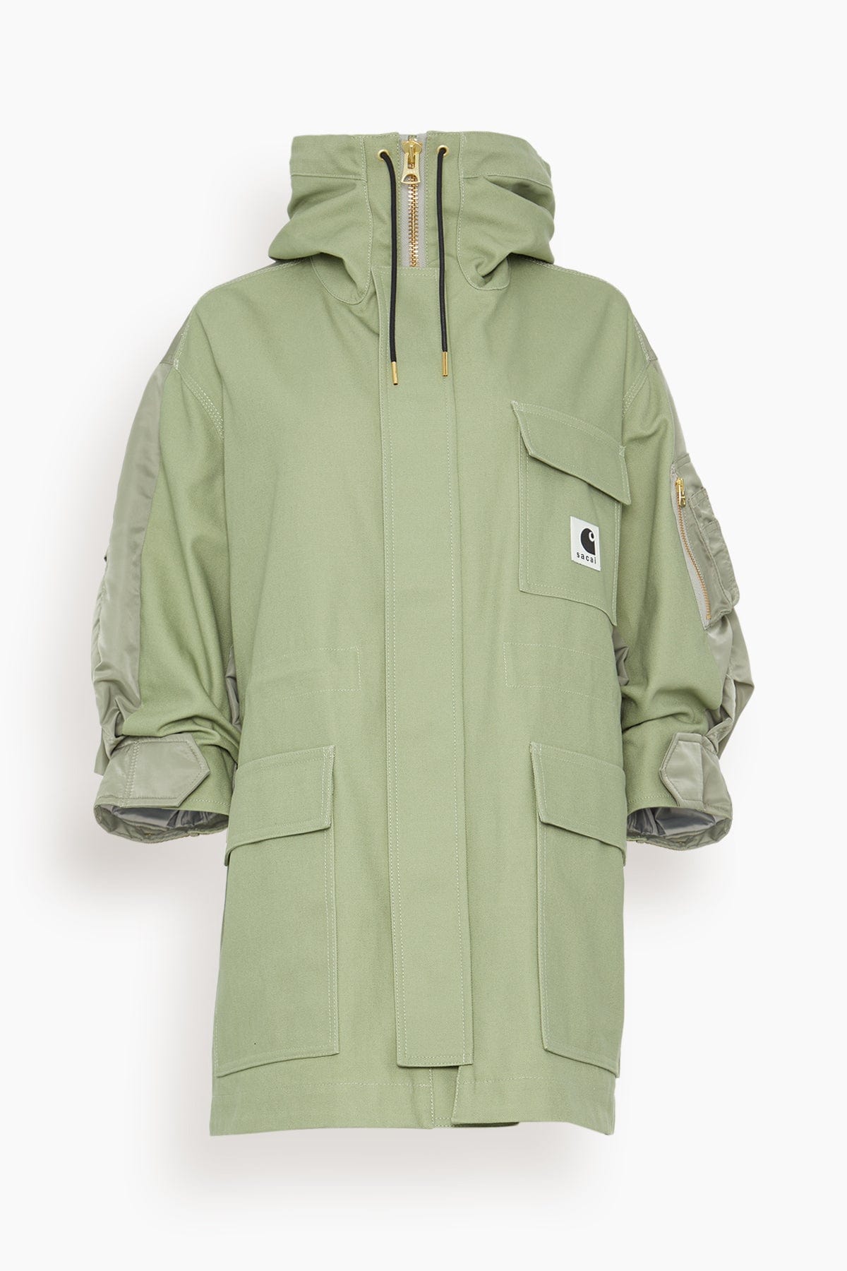 Sacai x Carhartt WIP Coat in Light Green x Light Khaki – Hampden ...