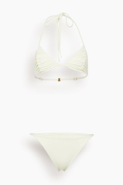 Maya Bikini in Alabaster Cream