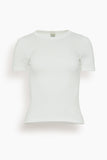 Flore Flore Tops Car Tee in White Flore Flore Car Tee in White