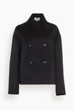 Loulou de Saison Meyer Double Breasted Jacket in Black