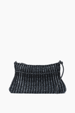 Staud Asta Shoulder Bag in Dark Sapphire Knit