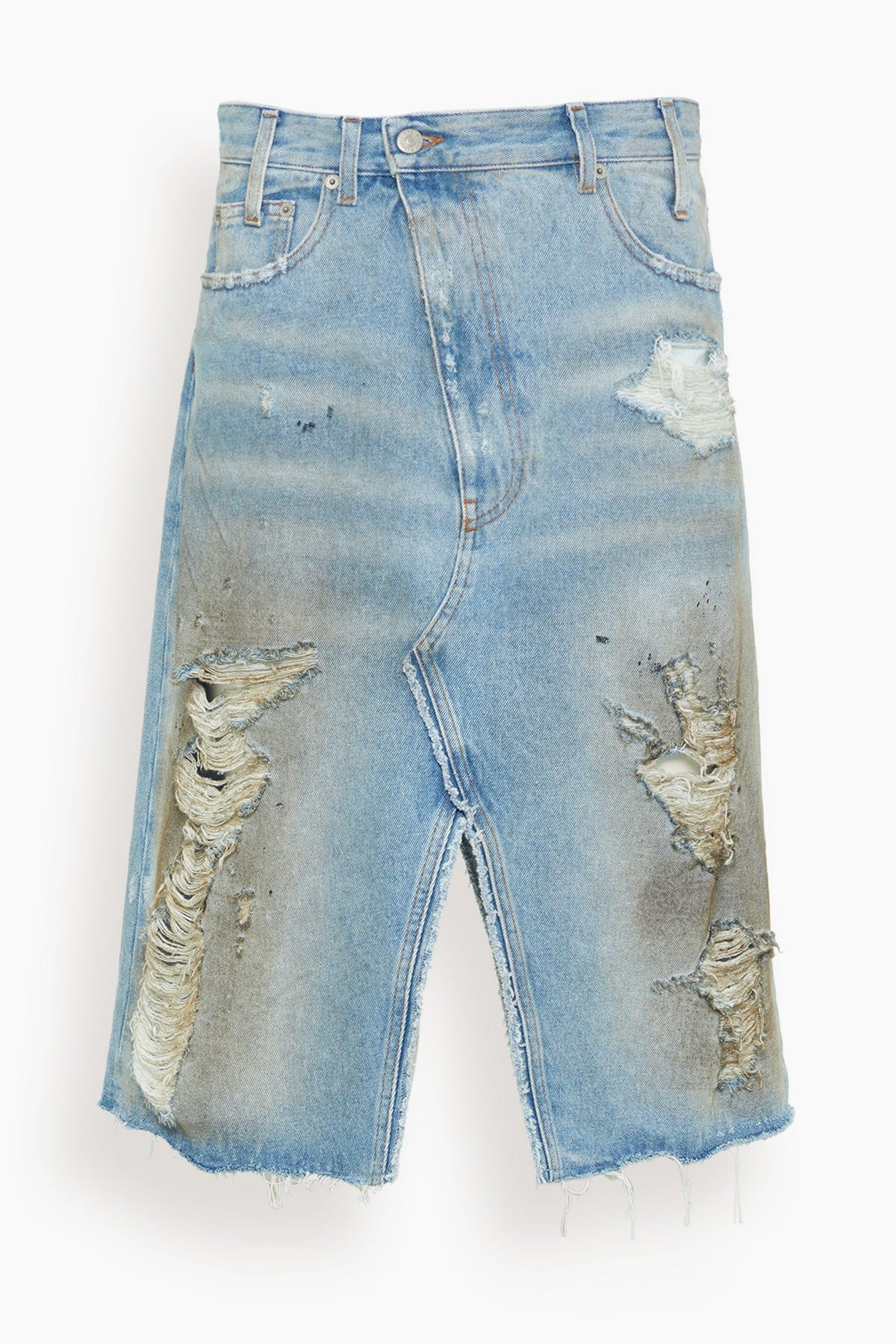 ミニスカート MAISON MARGIELA Women Mini Skirts S51MI0006S30383 961 BLUE Maison Margiela MAISON MARGIELA Women Mid Skirts S30383