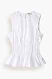 Staud Culver Top in White