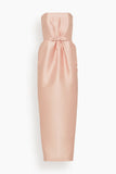 Bernadette Lenette Dress in Warm Pink