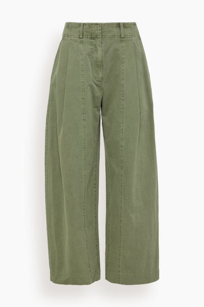 Cropped Cybil Trouser in Thyme