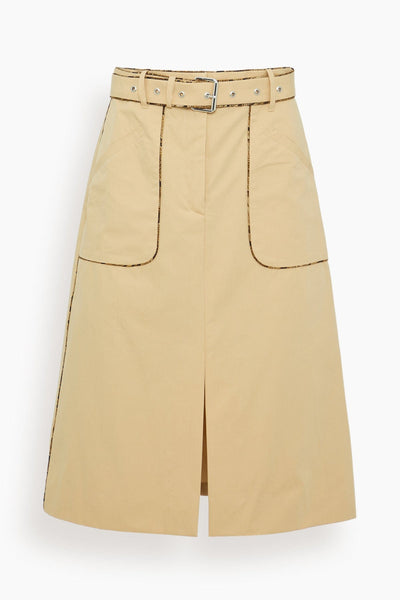 Dries Van Noten Sheraz Skirt in Beige – Hampden Clothing