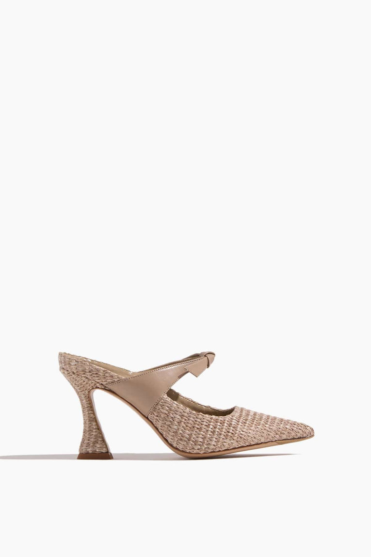 Alexandre Birman Pumps Maeve Raffia 85 Pump in Cookie Alexandre Birman Maeve Raffia 85 Pump in Cookie