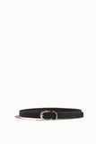 Dehanche Hollyhock Loom Braided Belt in Black/Silver