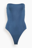 Kiki De Montparnasse Liquid Contour Bodysuit in French Navy