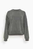 Loulou Studio Sweaters Ropo Sweater in Anthracite Ropo Sweater in Anthracite