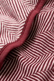 ChappyWrap Harborview Herringbone Blanket in Maroon