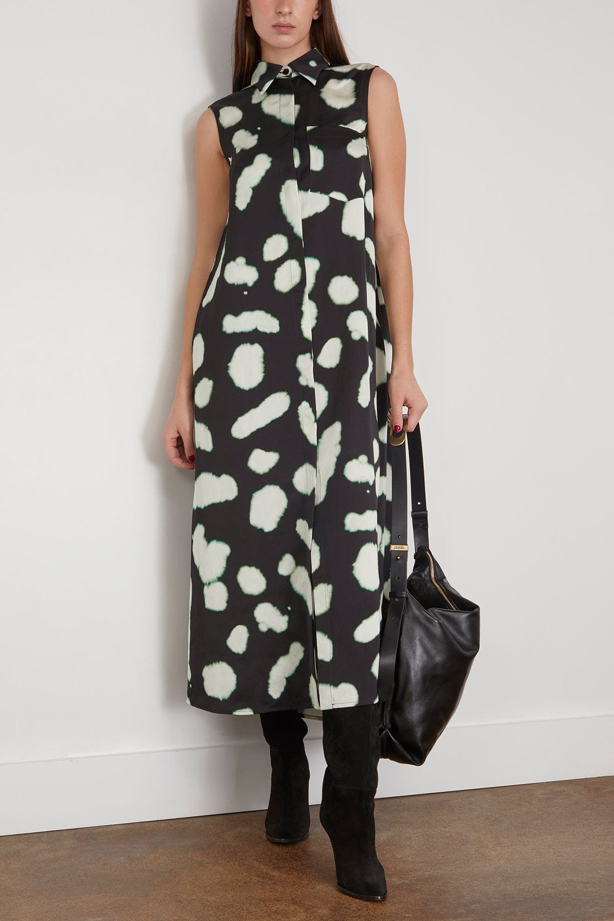 Christian Wijnants Casual Dresses Dade Dress in Black White Galaxy Big Christian Wijnants Dade Dress in Black White Galaxy Big