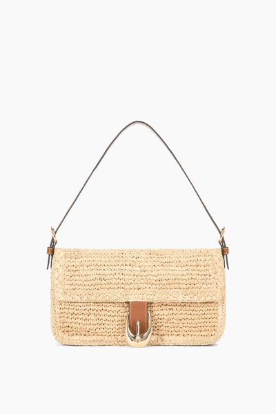 Harlow Raffia Bag in Natural/Tan