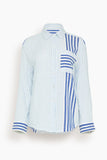 Lemlem Aisha Shirt in Shemizi Blue